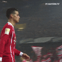 high five james rodriguez GIF by FC Bayern Munich