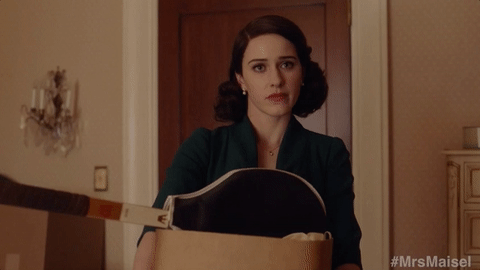 Rachel Brosnahan Miriam GIF by The Marvelous Mrs. Maisel - Find & Share