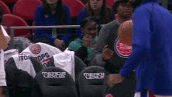 andre drummond shoulder shake GIF by NBA