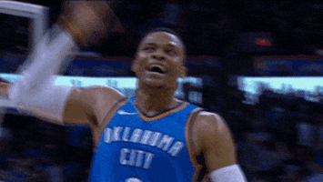 Cant Hear You Russell Westbrook GIF by NBA