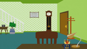 house clock GIF by South Park 