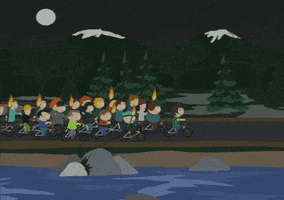 night bike GIF by South Park 