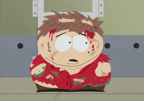 bleeding eric cartman GIF by South Park 