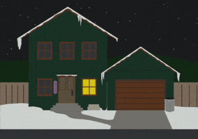 green house snow GIF by South Park 