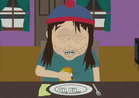 sad eating GIF by South Park 