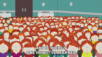 crowd listening GIF by South Park 