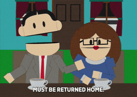 let's return come back GIF by South Park 