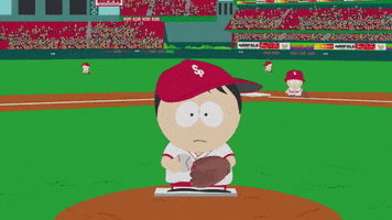 baseball game pitcher GIF by South Park