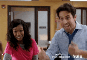 Excited The Mindy Project GIF by HULU
