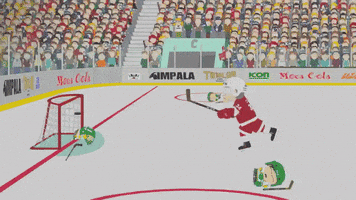 shoot puck GIF by South Park 