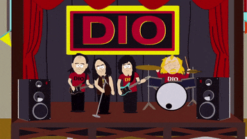 rock playing GIF by South Park 
