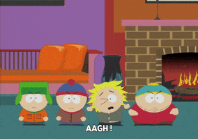 eric cartman flame GIF by South Park 