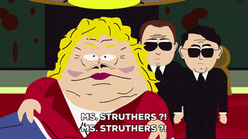 sally struthers jabba the hut GIF by South Park 