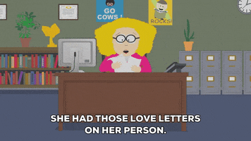 reading desk GIF by South Park 