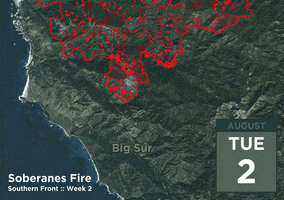 geeksharka wildfire big sur #soberanesfire soberanes GIF
