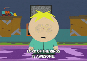 excited butters stotch GIF by South Park 