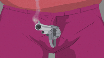 gun pants GIF by South Park 