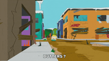 butters stotch ruins GIF by South Park 