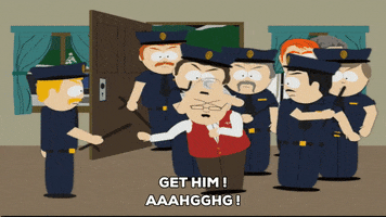 Police Brutality Beatdown GIF by South Park