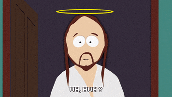 confused jesus GIF by South Park 