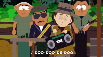 guns singing GIF by South Park 