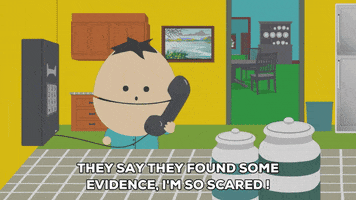 scared ike broflovski GIF by South Park 