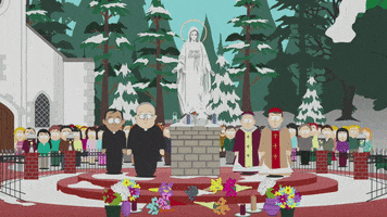 standing pope benedict xvi GIF by South Park 