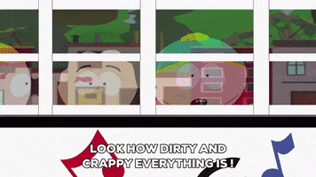 eric cartman bus GIF by South Park 