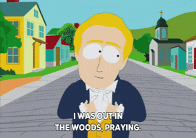 church praying GIF by South Park 