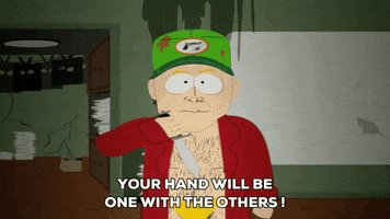serial killer hand GIF by South Park 