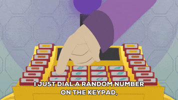 random number dialing GIF by South Park 