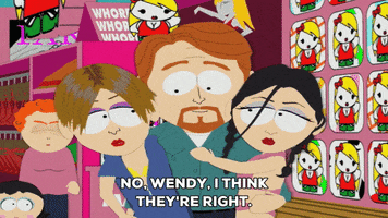 happy flirting GIF by South Park 