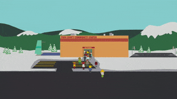 entering community center GIF by South Park 
