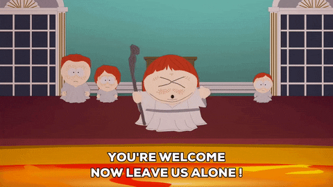 yell eric cartman GIF by South Park