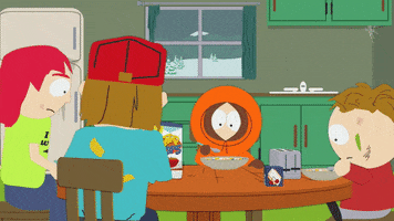 kenny mccormick eating GIF by South Park 