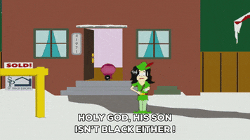 hide running GIF by South Park 