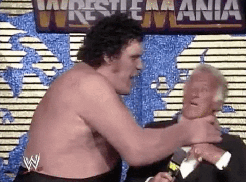 choking andre the giant GIF
