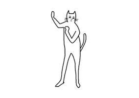 Cat Dancing GIF by Annie Hung