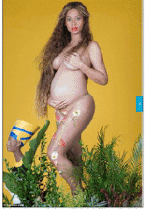 pseudonanda artist beyonce pregnancy queen b GIF