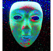 tribal masks 2 GIF