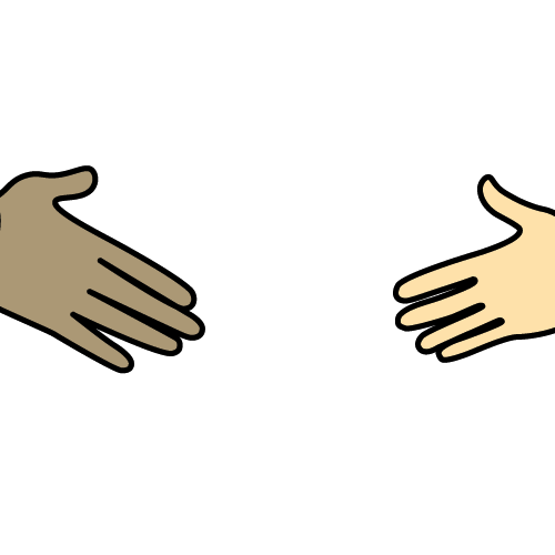 BeaLaSauce hand shake hand shake serrer la main GIF