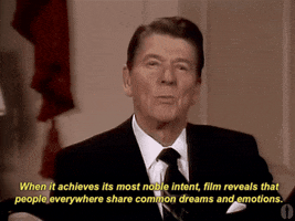 ronald reagan film GIF by The Academy Awards