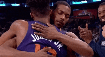Nba All Star Hug GIF by NBA