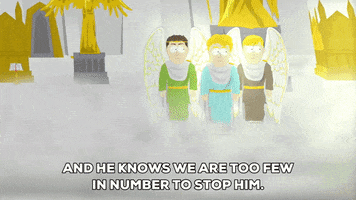 angels heaven GIF by South Park 