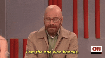 I Am The One Who Knocks Breaking Bad GIF by Saturday Night Live