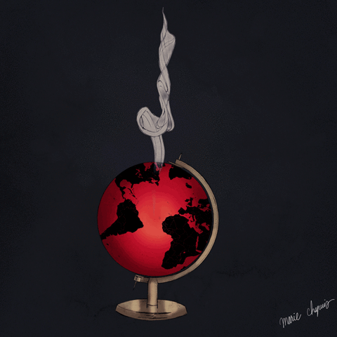 illustration earth GIF by Marie Chapuis