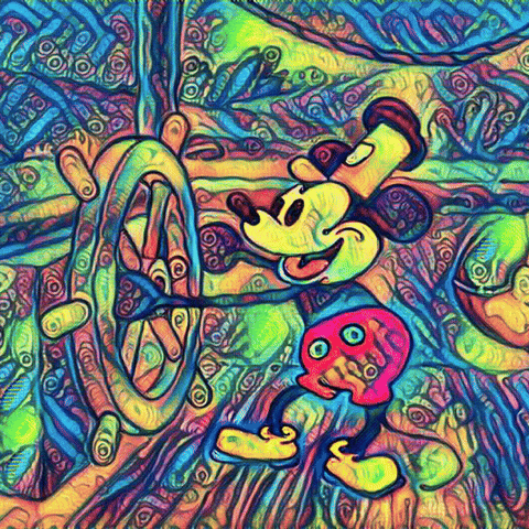 Happy Mickey Mouse GIF by Feliks Tomasz Konczakowski