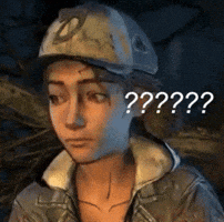 Confused The Walking Dead Game GIF