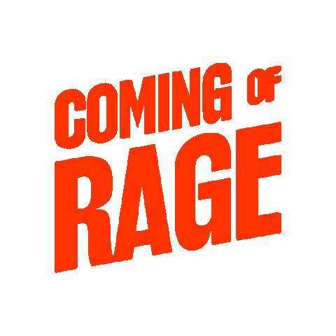 Coming Of Age Rage Sticker by Just us vibing