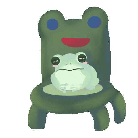 Animal Crossing Frog Sticker
